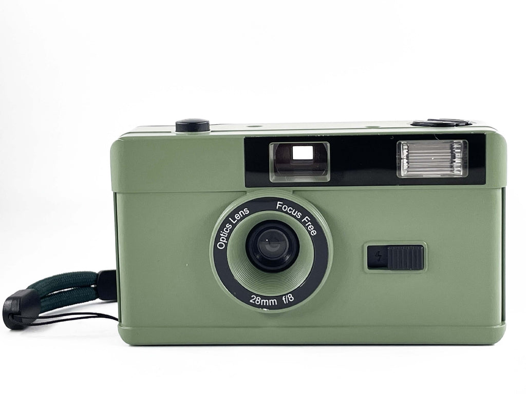 35MM Retro Film Camera With Flashing Light