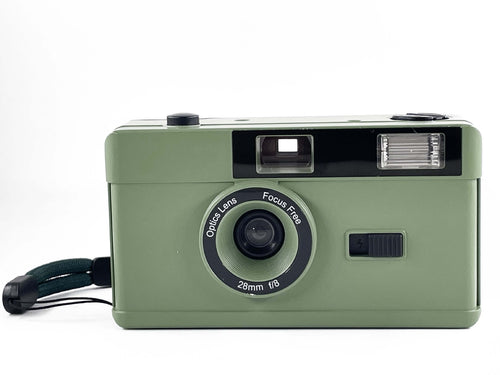 35MM Retro Film Camera With Flashing Light