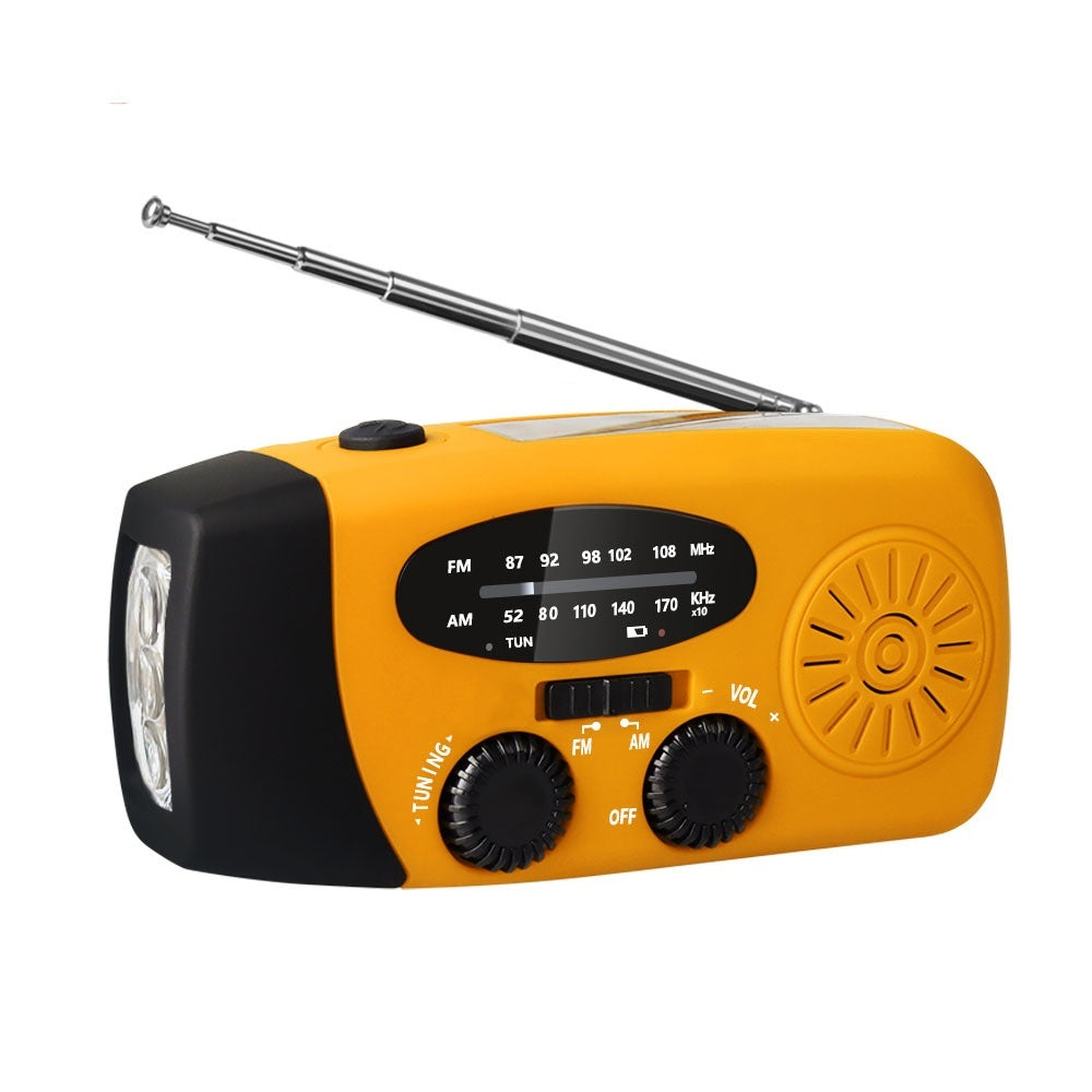 Mini-portable 3leds Solar Hand Emergency Radio