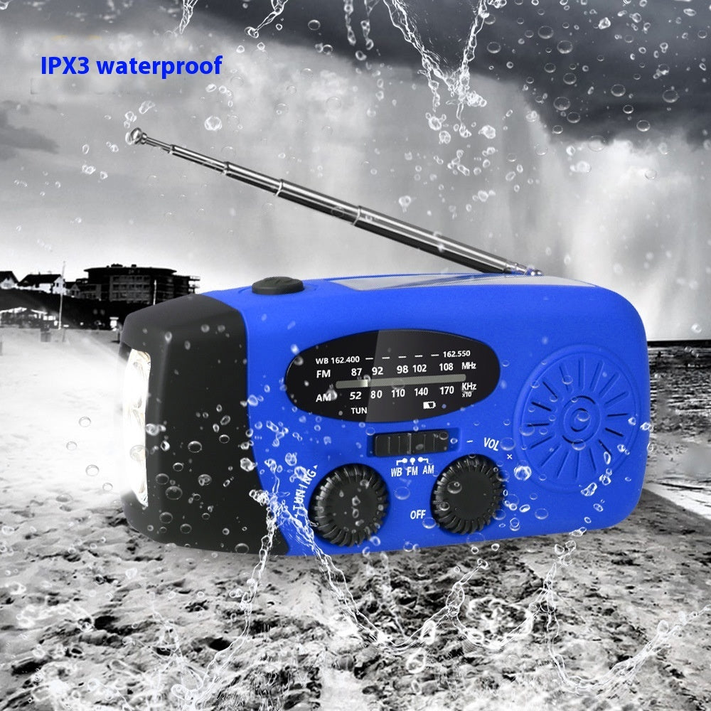 Mini-portable 3leds Solar Hand Emergency Radio